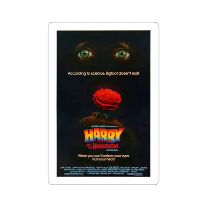 Harry and the Hendersons 1987 Movie Poster STICKER Vinyl Die-Cut Decal - The Sticker Space