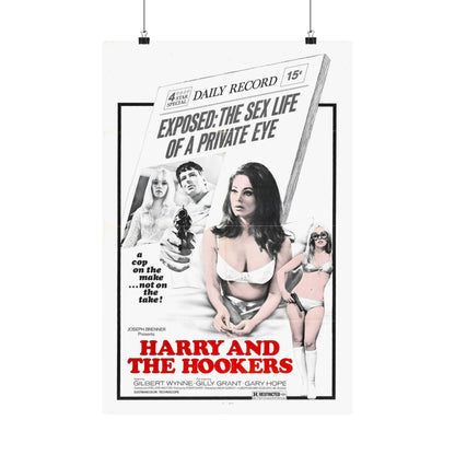 HARRY AND THE HOOKERS 1970 - Paper Movie Poster-16″ x 24″-The Sticker Space