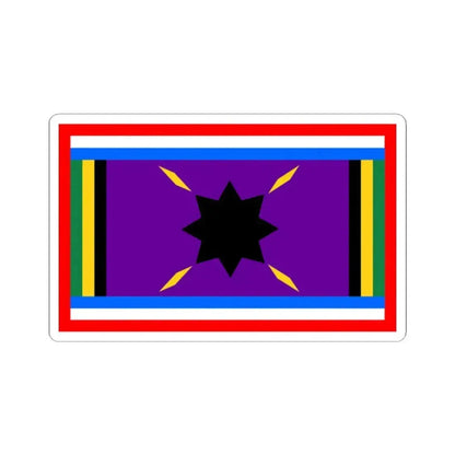 Harvey African American Flag (United States) STICKER Vinyl Kiss-Cut Decal 2 Inch White - The Sticker Space