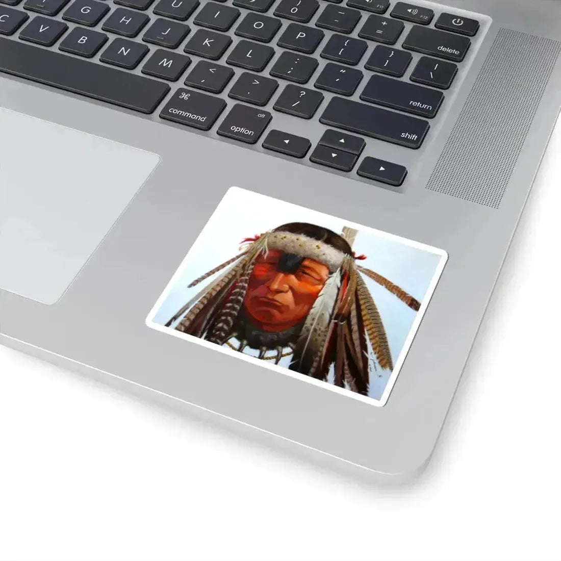 Harvey Johnson - Blackfoot (Native Americans in Art) STICKER Vinyl Kiss-Cut Decal - The Sticker Space