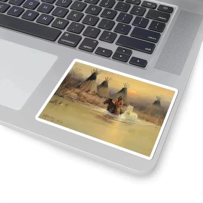 HarveyG-HisPride (Native Americans in Art) STICKER Vinyl Kiss-Cut Decal - The Sticker Space