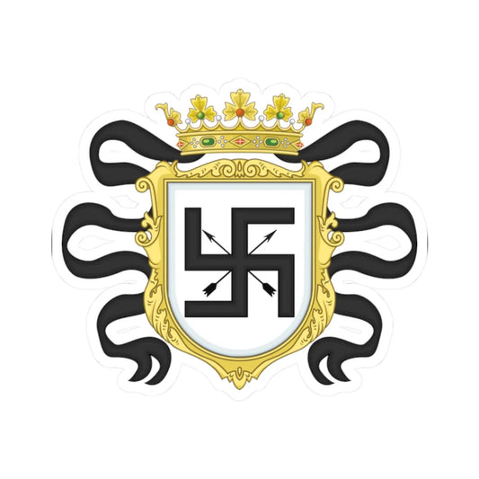 Hasekura Tsunenaga coat of arms (Japan) (Coat of Arms) STICKER Vinyl Kiss-Cut Decal 2 Inch White - The Sticker Space