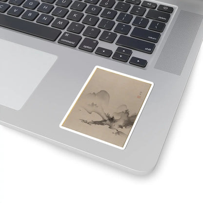 Hashimoto Gahō - Lake and Mountains - ca. 1885–89 - STICKER Vinyl Kiss-Cut Decal
