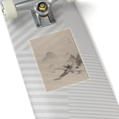 Hashimoto Gahō - Lake and Mountains - ca. 1885–89 - STICKER Vinyl Kiss-Cut Decal