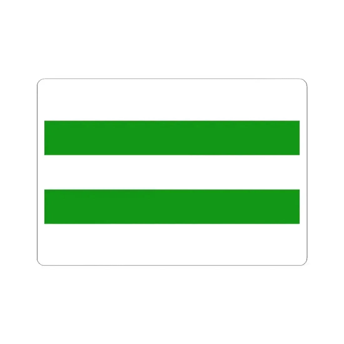 Hasselt B vlag (Belgium) STICKER Vinyl Kiss-Cut Decal 2 Inch White - The Sticker Space