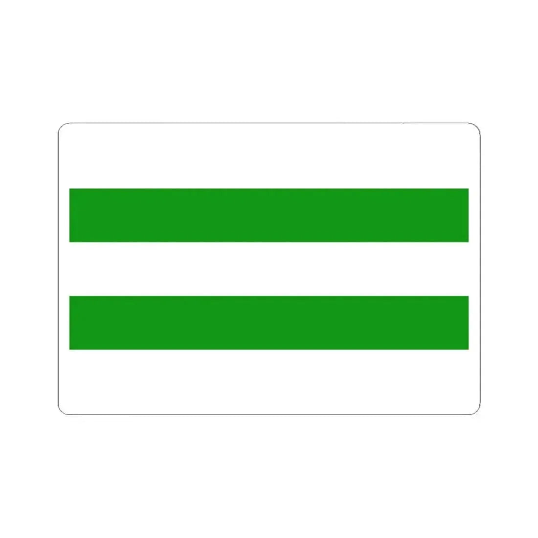 Hasselt B vlag (Belgium) STICKER Vinyl Kiss-Cut Decal 6 Inch White - The Sticker Space