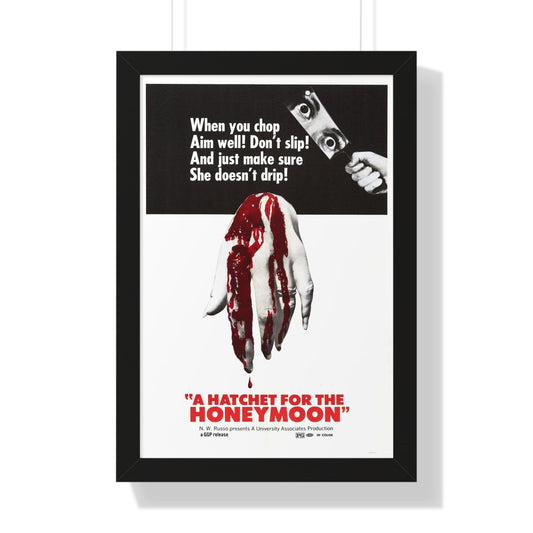 HATCHET FOR THE HONEYMOON 1970 - Framed Movie Poster-16″ x 24″-The Sticker Space