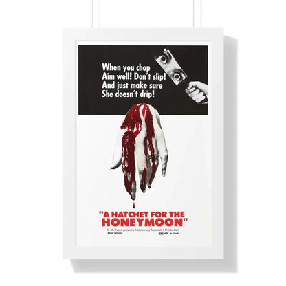 HATCHET FOR THE HONEYMOON 1970 - Framed Movie Poster - The Sticker Space