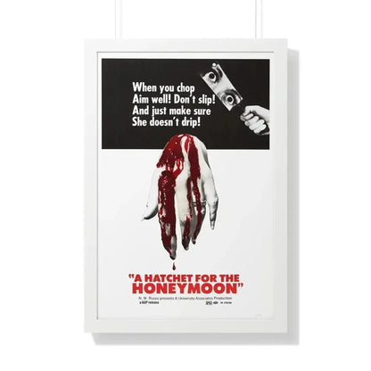 HATCHET FOR THE HONEYMOON 1970 - Framed Movie Poster - The Sticker Space