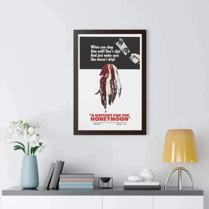 HATCHET FOR THE HONEYMOON 1970 - Framed Movie Poster - The Sticker Space