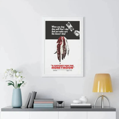HATCHET FOR THE HONEYMOON 1970 - Framed Movie Poster - The Sticker Space