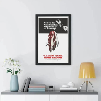 HATCHET FOR THE HONEYMOON 1970 - Framed Movie Poster - The Sticker Space