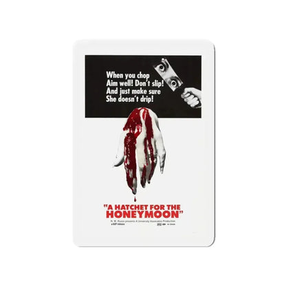 HATCHET FOR THE HONEYMOON 1970 Movie Poster - Refrigerator Magnet - The Sticker Space