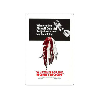 HATCHET FOR THE HONEYMOON 1970 Movie Poster STICKER Vinyl Die-Cut Decal 2 Inch - The Sticker Space
