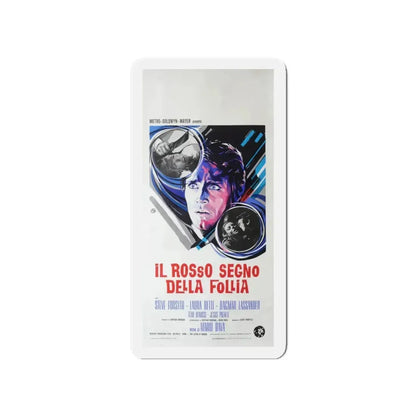 HATCHET FOR THE HONEYMOON (ITALIAN) 1970 Movie Poster - Refrigerator Magnet 4 Inch - The Sticker Space