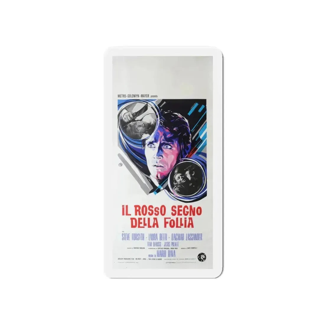 HATCHET FOR THE HONEYMOON (ITALIAN) 1970 Movie Poster - Refrigerator Magnet 5 Inch - The Sticker Space