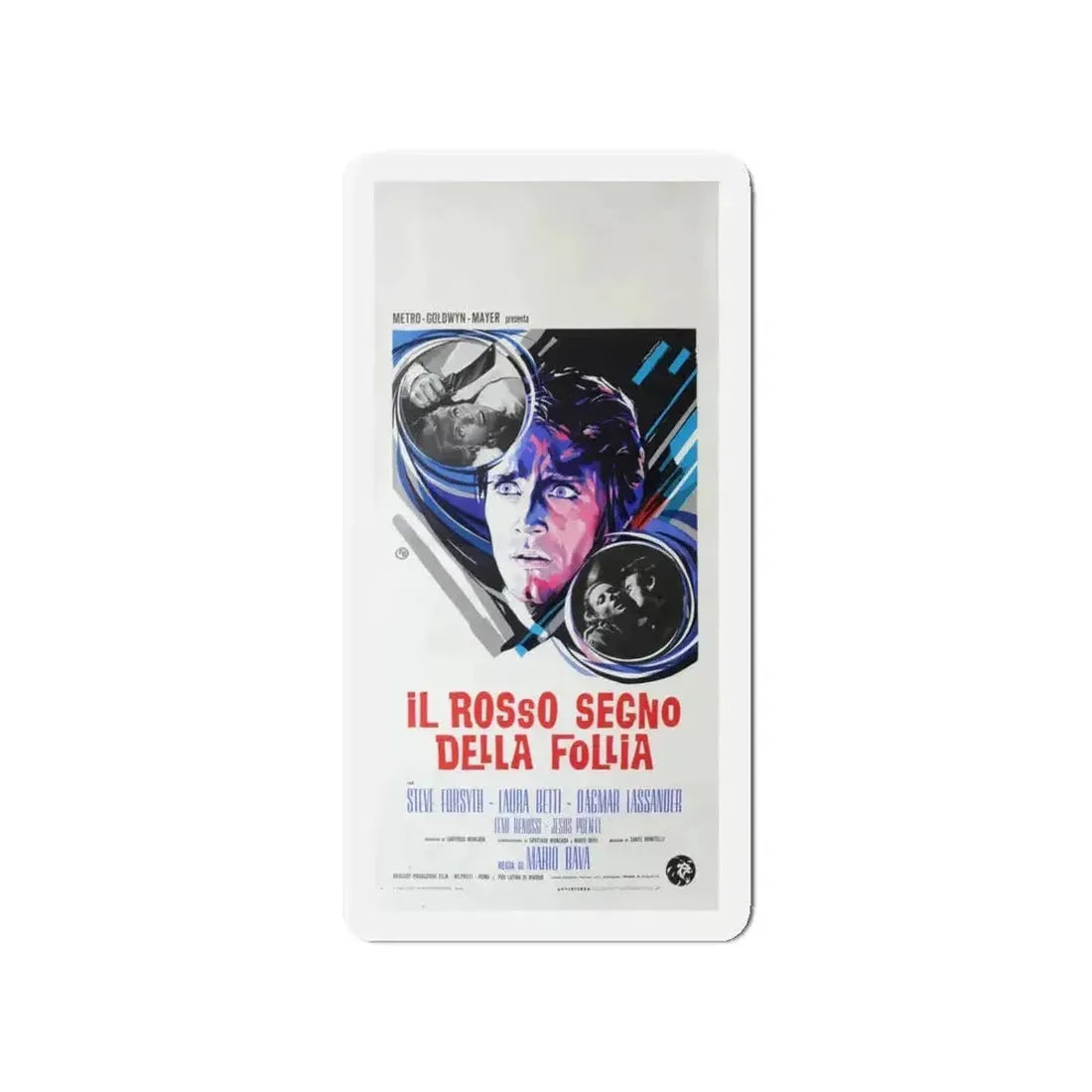 HATCHET FOR THE HONEYMOON (ITALIAN) 1970 Movie Poster - Refrigerator Magnet - The Sticker Space