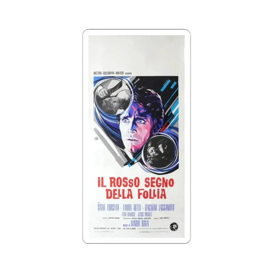 HATCHET FOR THE HONEYMOON (ITALIAN) 1970 Movie Poster - STICKER Vinyl Kiss-Cut Decal 2 Inch White - The Sticker Space