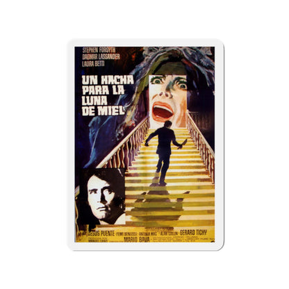 HATCHET FOR THE HONEYMOON (SPANISH) 1970 Movie Poster - Die-Cut Magnet-2" x 2"-The Sticker Space