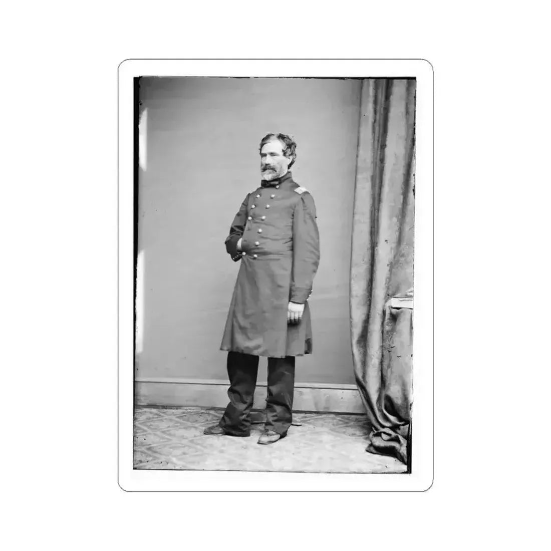 Hathaway, Col. Samuel G., Jr., 141St New York Inf., U.S.A. (U.S. Civil War) STICKER Vinyl Kiss-Cut Decal 4 Inch White - The Sticker Space