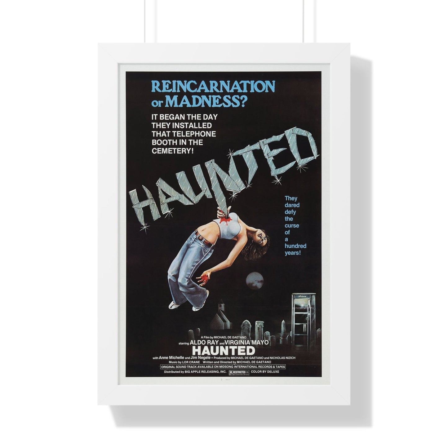 HAUNTED 1977 - Framed Movie Poster-16″ x 24″-The Sticker Space