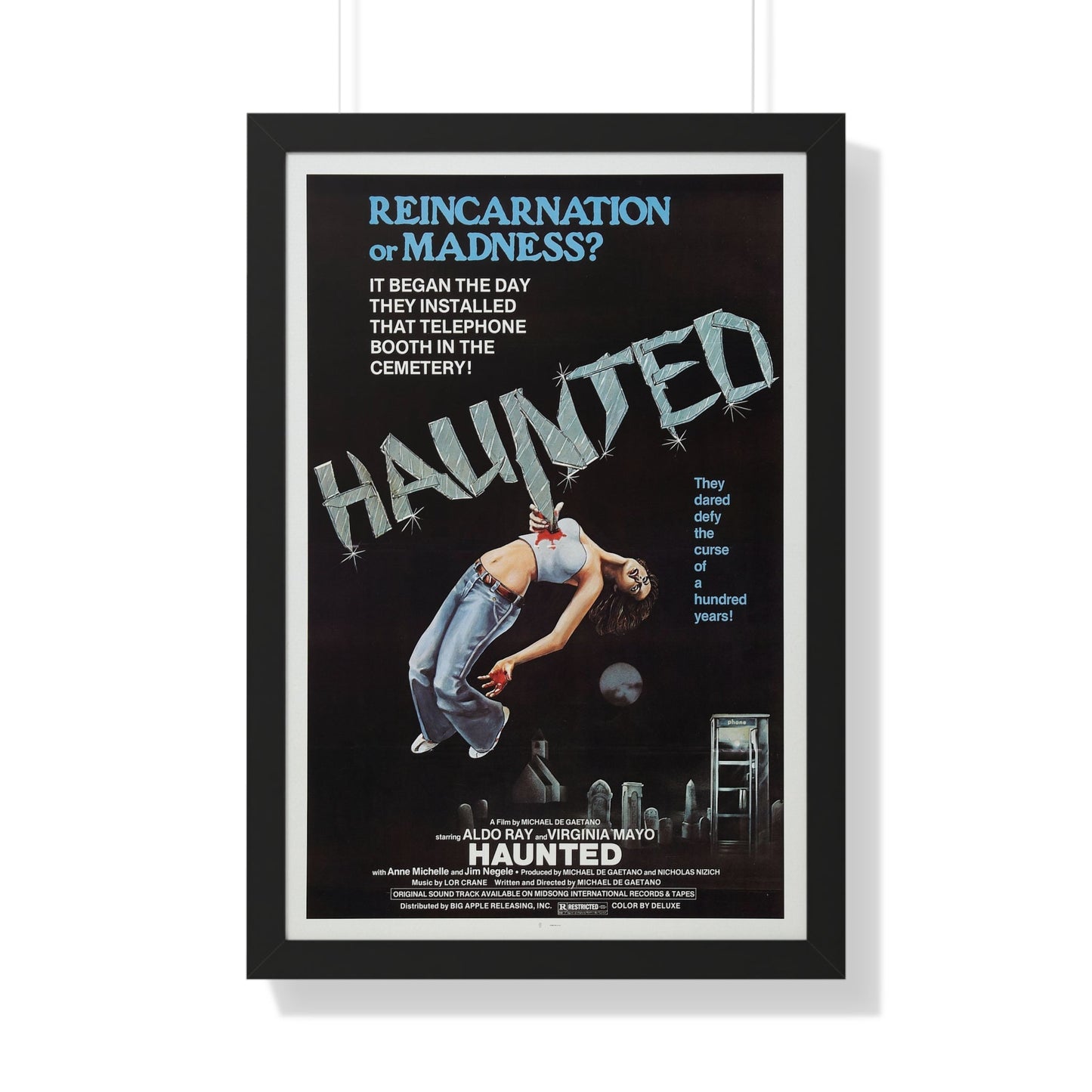 HAUNTED 1977 - Framed Movie Poster-20" x 30"-The Sticker Space