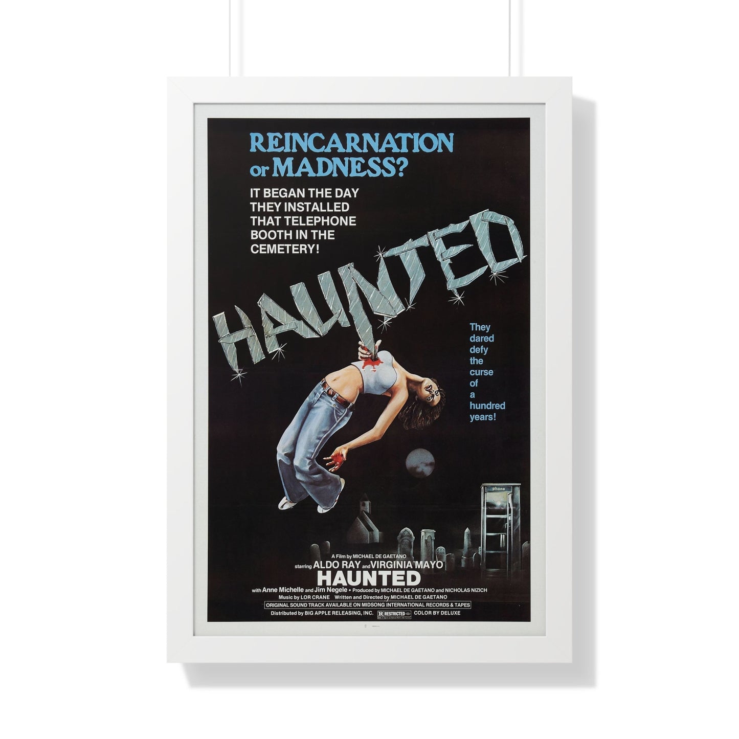 HAUNTED 1977 - Framed Movie Poster-20" x 30"-The Sticker Space