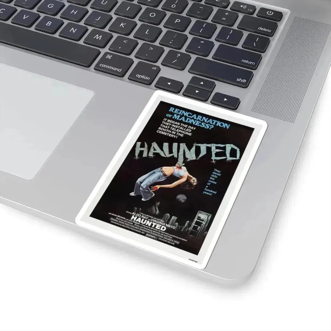 HAUNTED 1977 Movie Poster - STICKER Vinyl Kiss-Cut Decal - The Sticker Space