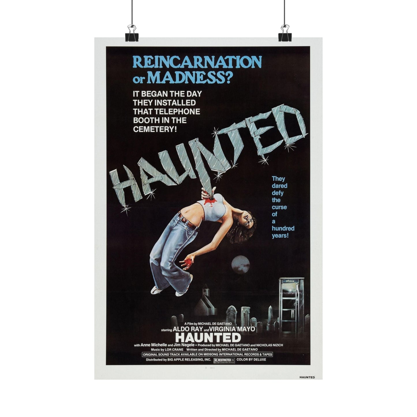 HAUNTED 1977 - Paper Movie Poster-12″ x 18″-The Sticker Space