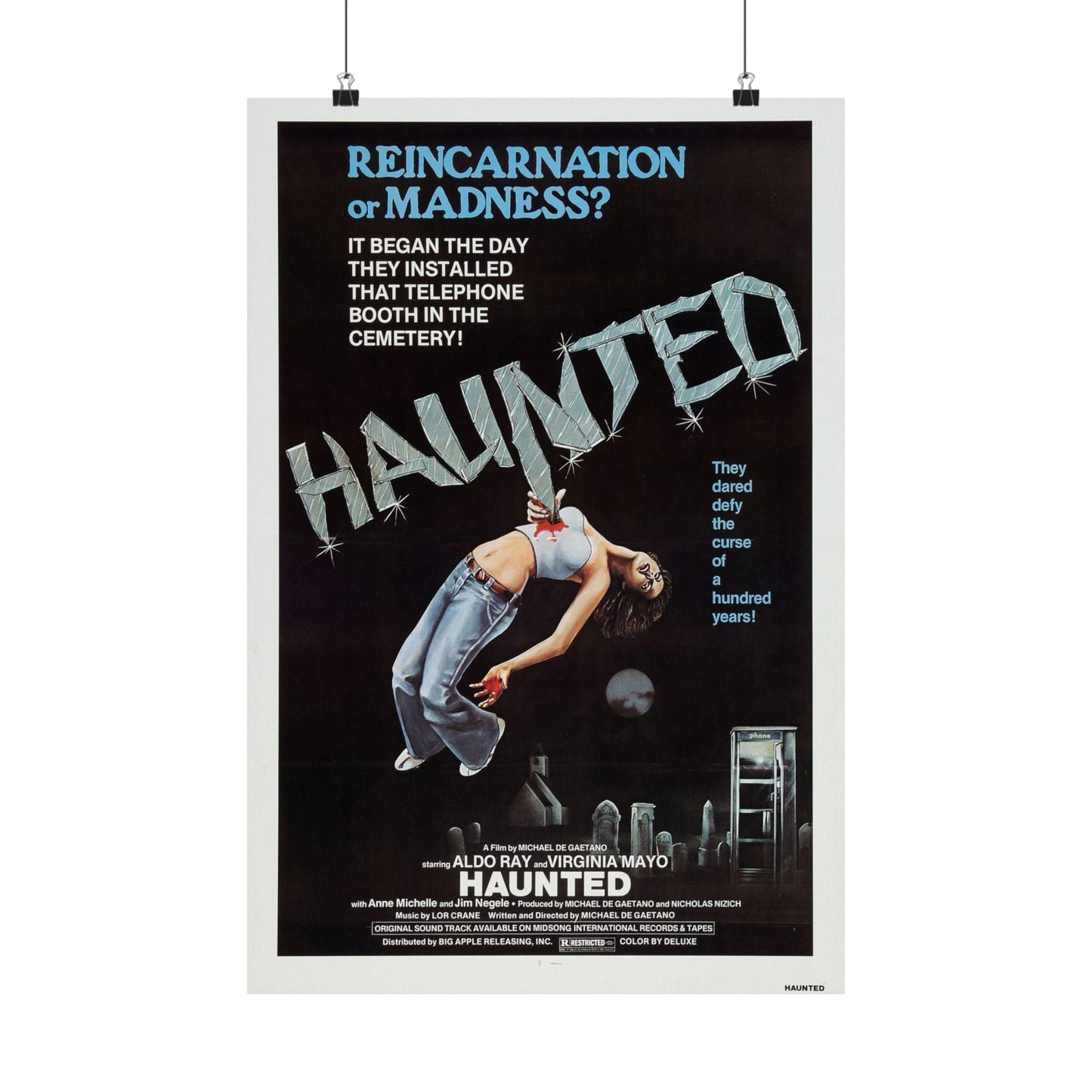 HAUNTED 1977 - Paper Movie Poster-16″ x 24″-The Sticker Space