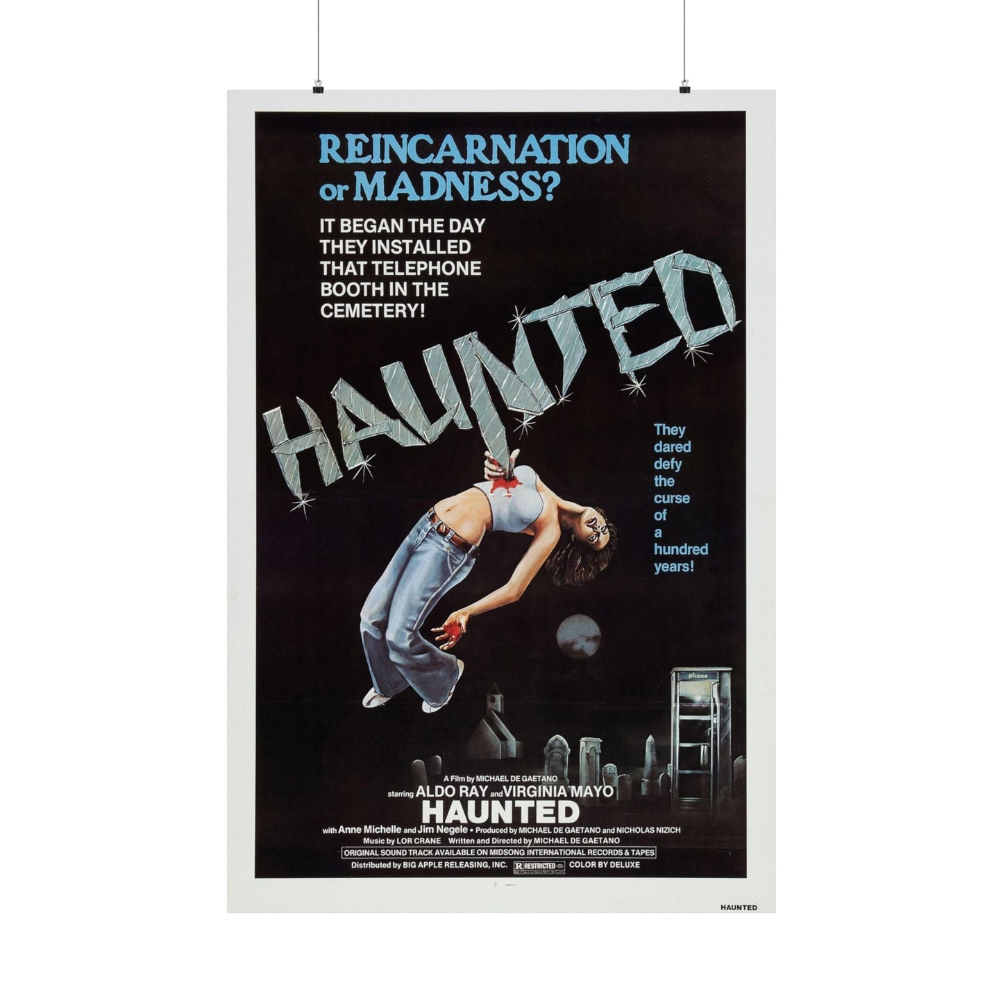 HAUNTED 1977 - Paper Movie Poster-36" x 54"-The Sticker Space