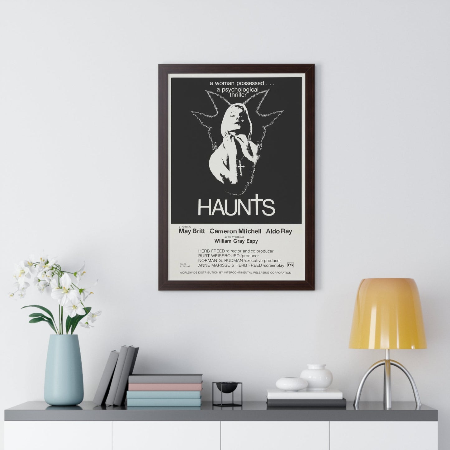 HAUNTS 1977 - Framed Movie Poster-The Sticker Space