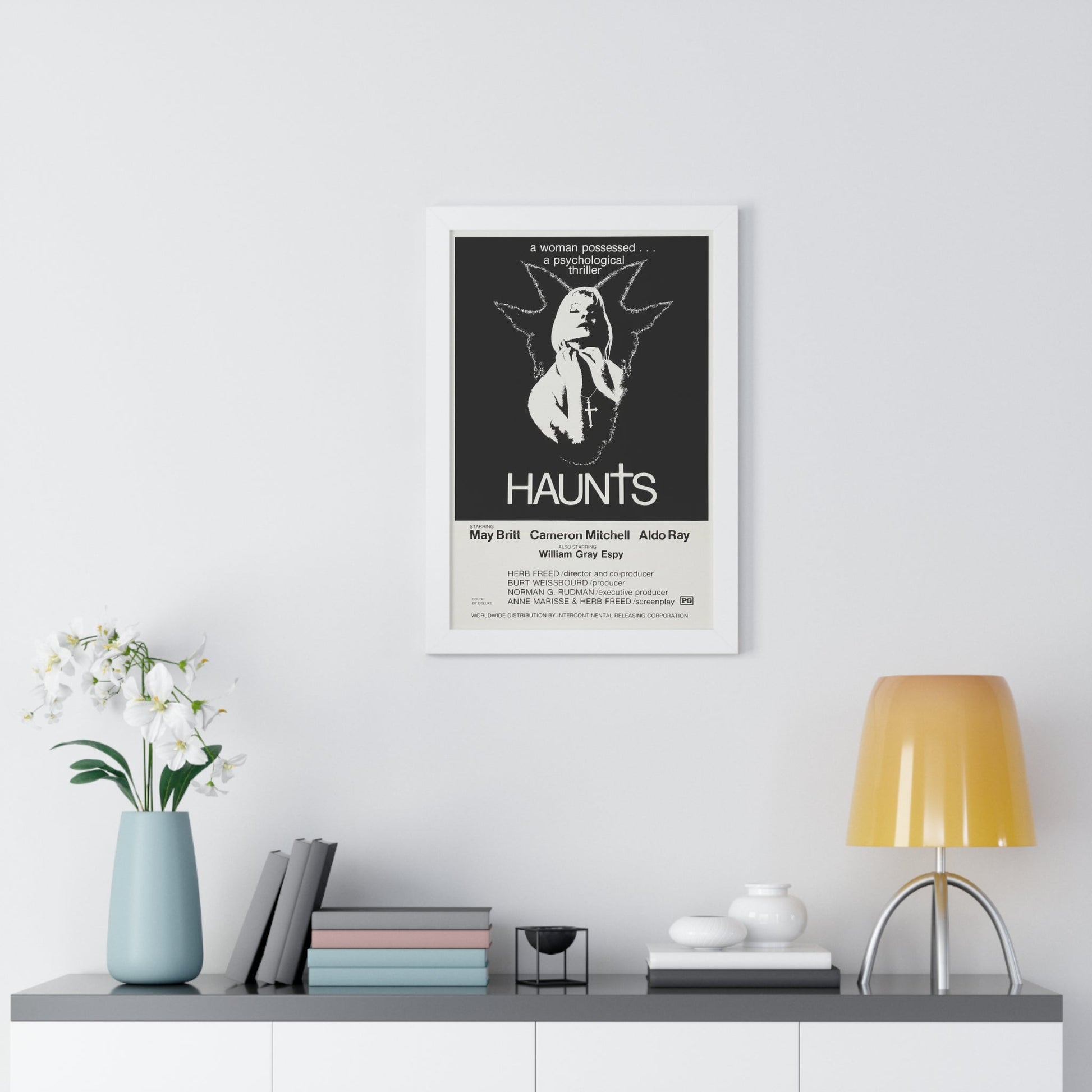 HAUNTS 1977 - Framed Movie Poster-The Sticker Space