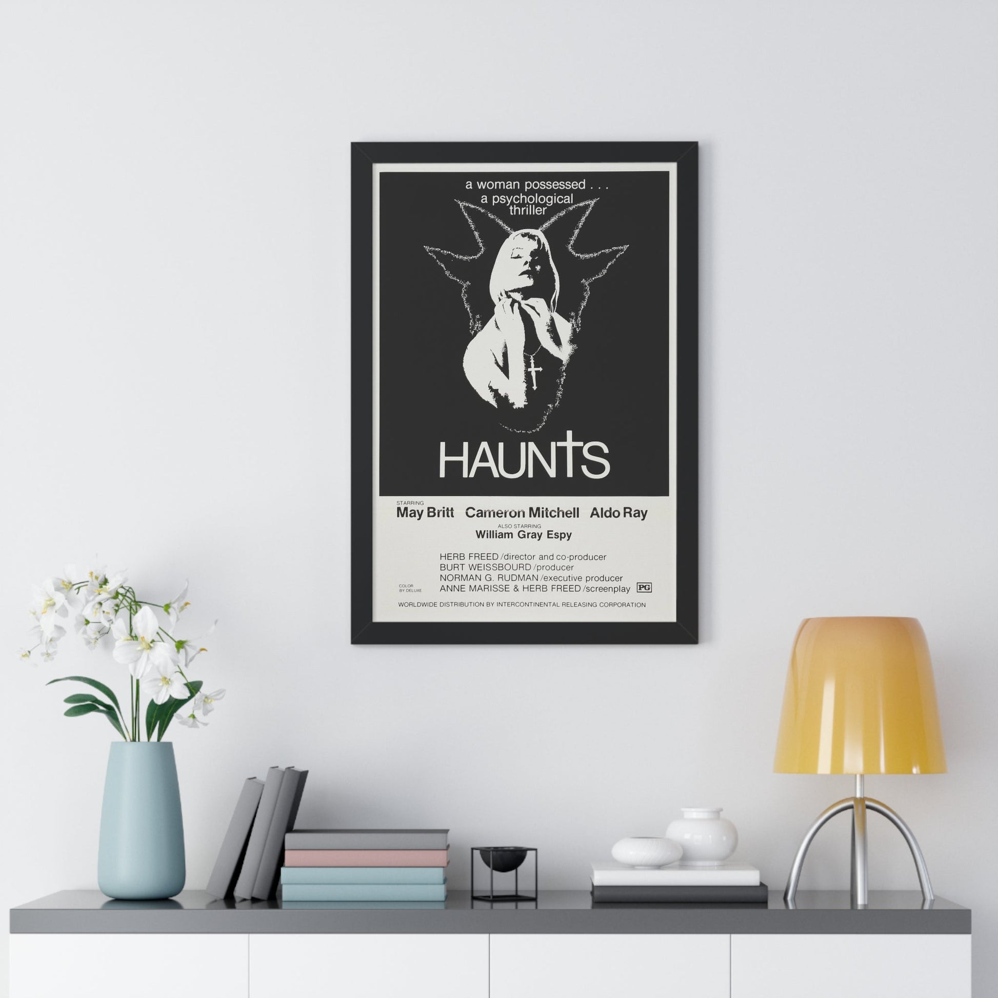 HAUNTS 1977 - Framed Movie Poster-The Sticker Space