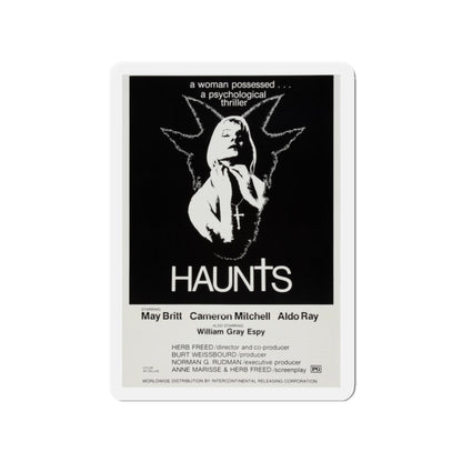 HAUNTS 1977 Movie Poster - Die-Cut Magnet-2" x 2"-The Sticker Space