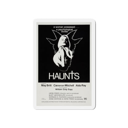 HAUNTS 1977 Movie Poster - Die-Cut Magnet-5" x 5"-The Sticker Space