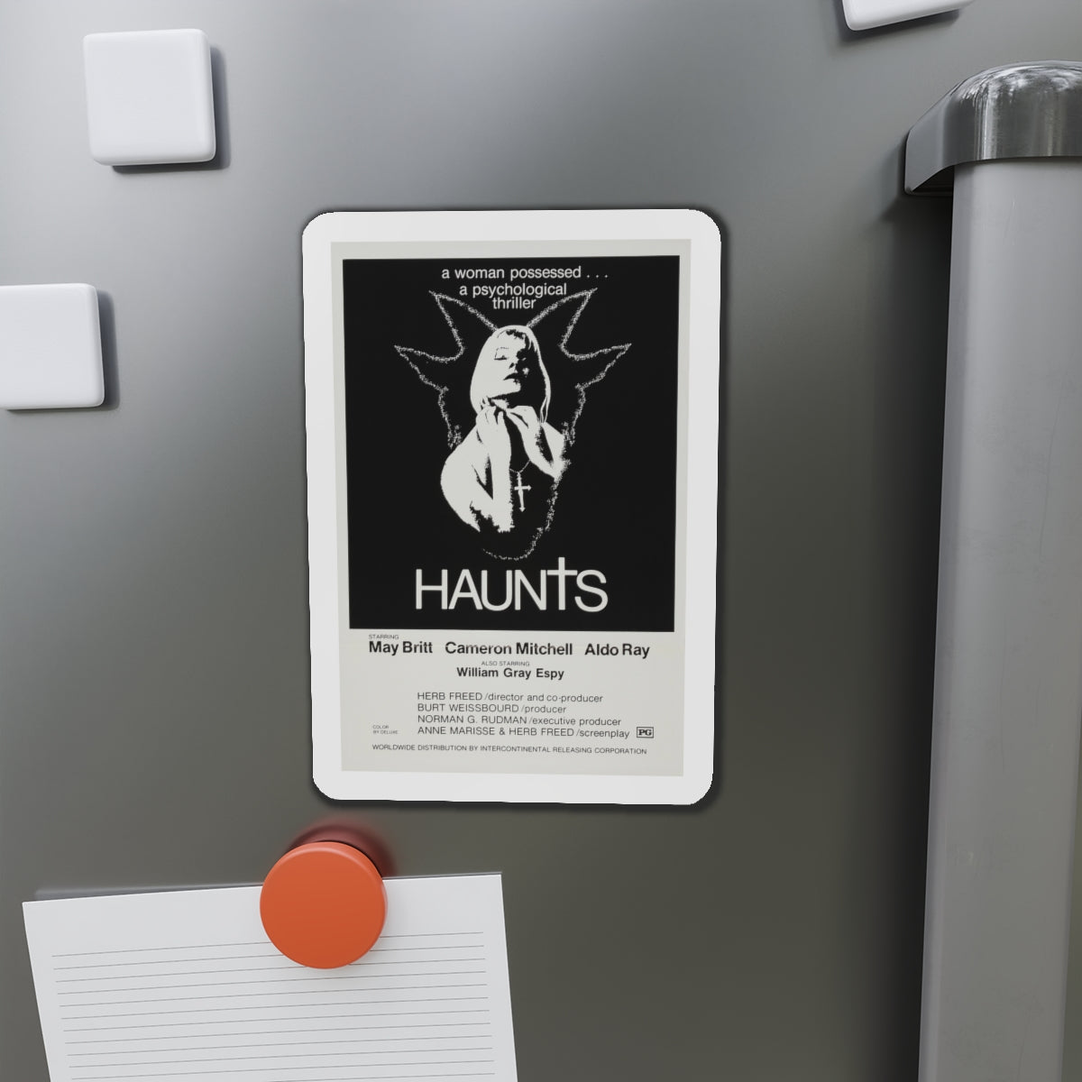 HAUNTS 1977 Movie Poster - Die-Cut Magnet-The Sticker Space