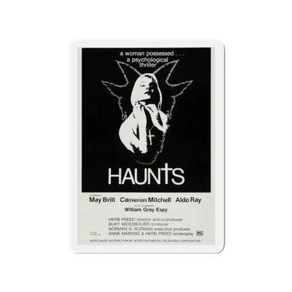 HAUNTS 1977 Movie Poster - Refrigerator Magnet 2 Inch - The Sticker Space