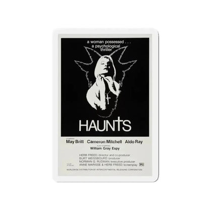 HAUNTS 1977 Movie Poster - Refrigerator Magnet 3 Inch - The Sticker Space