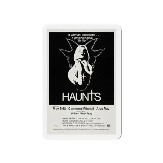 HAUNTS 1977 Movie Poster - Refrigerator Magnet 6 Inch - The Sticker Space