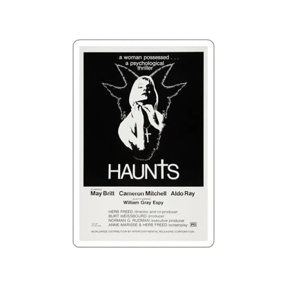 HAUNTS 1977 Movie Poster STICKER Vinyl Die-Cut Decal 5 Inch - The Sticker Space