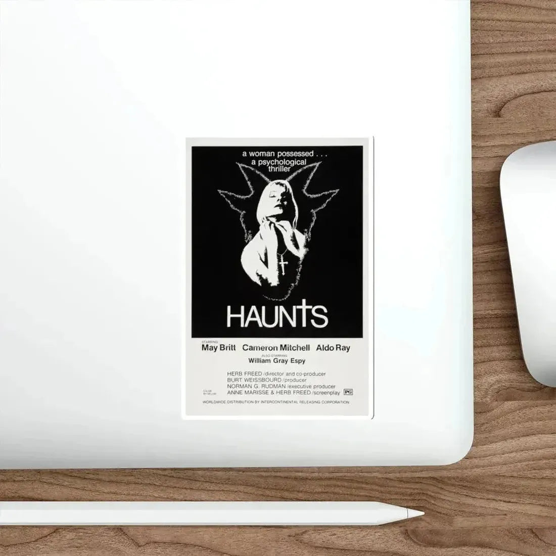 HAUNTS 1977 Movie Poster STICKER Vinyl Die-Cut Decal - The Sticker Space