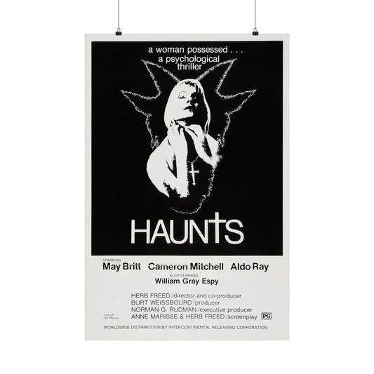 HAUNTS 1977 - Paper Movie Poster 24″ x 36″ Matte - The Sticker Space