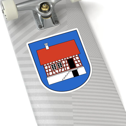 Hausen am Albis-blazon (Switzerland) (Coat of Arms) STICKER Vinyl Kiss-Cut Decal - The Sticker Space
