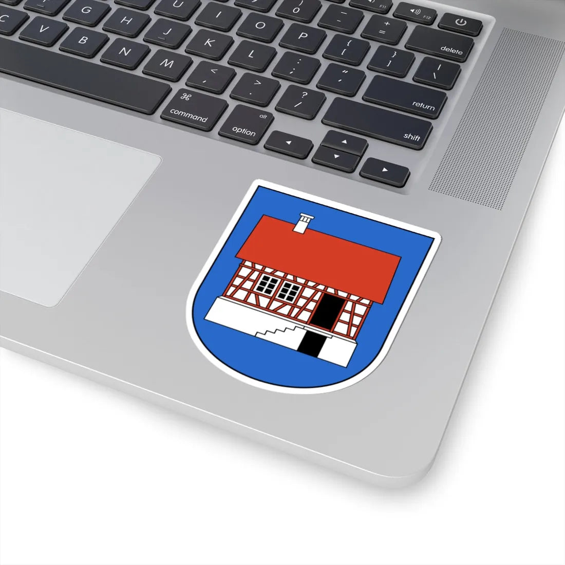 Hausen am Albis-blazon (Switzerland) (Coat of Arms) STICKER Vinyl Kiss-Cut Decal - The Sticker Space