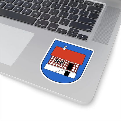 Hausen am Albis-blazon (Switzerland) (Coat of Arms) STICKER Vinyl Kiss-Cut Decal - The Sticker Space