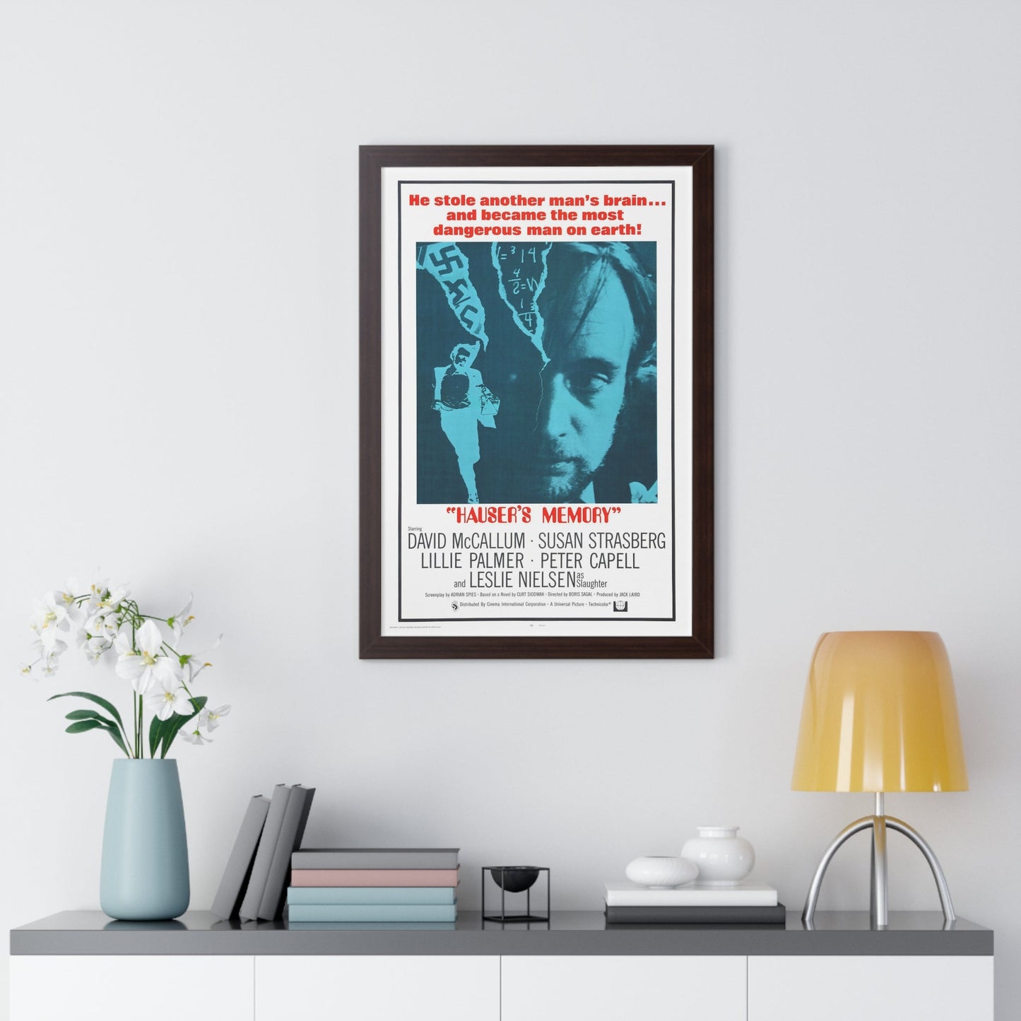 HAUSER'S MEMORY 1970 - Framed Movie Poster-The Sticker Space