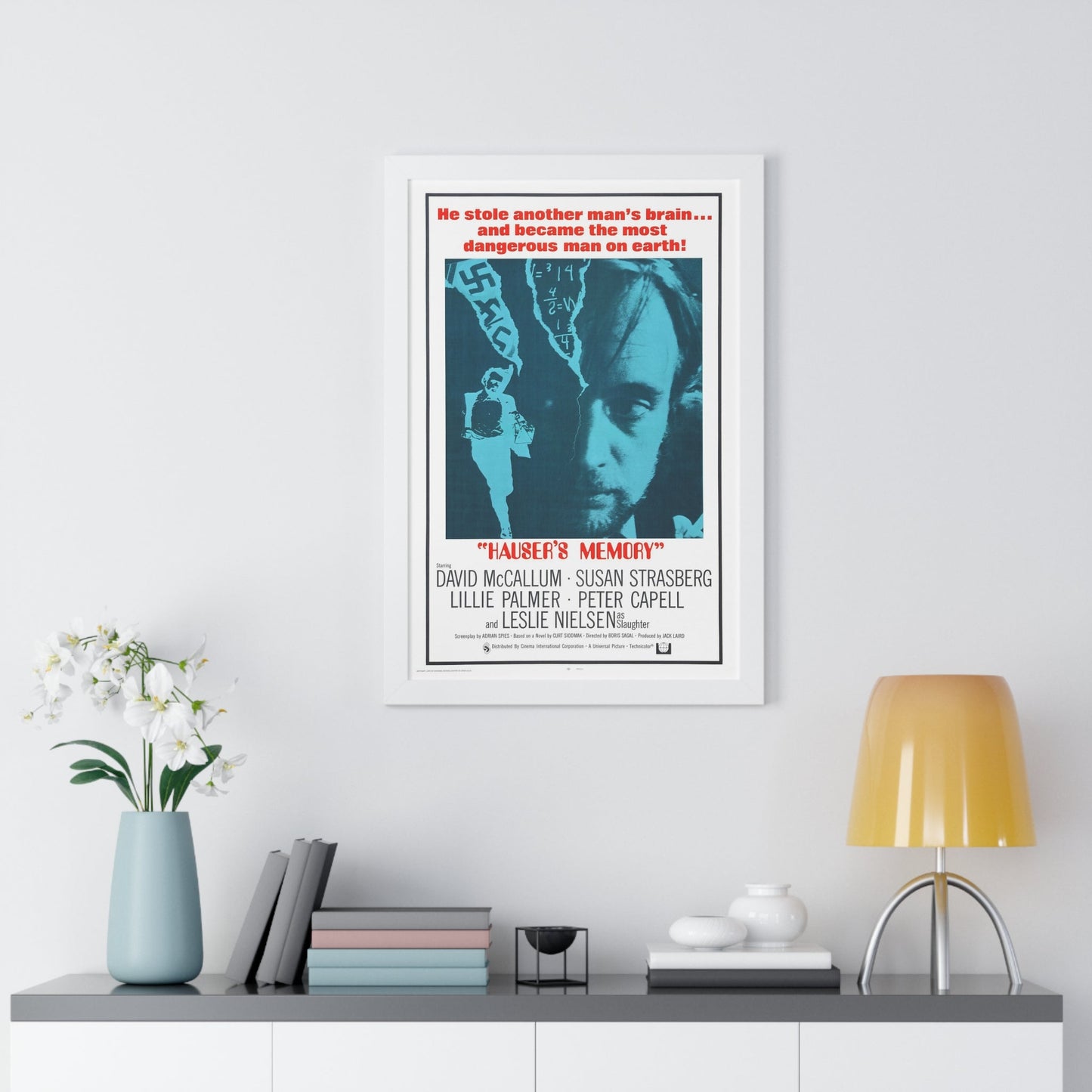 HAUSER'S MEMORY 1970 - Framed Movie Poster-The Sticker Space