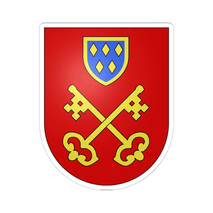 Haut-Vully-coat of arms (Switzerland) (Coat of Arms) STICKER Vinyl Kiss-Cut Decal 6 Inch White - The Sticker Space