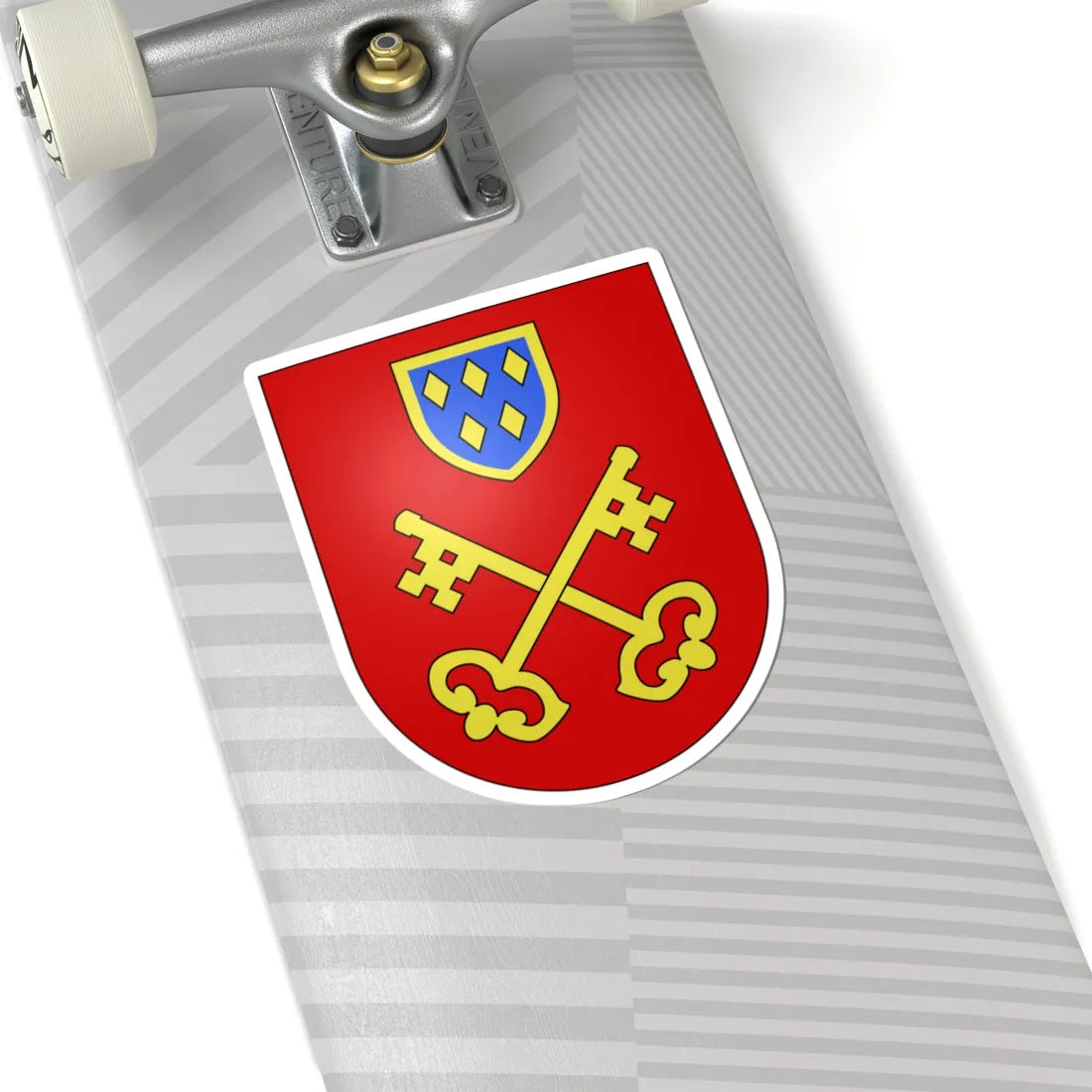 Haut-Vully-coat of arms (Switzerland) (Coat of Arms) STICKER Vinyl Kiss-Cut Decal - The Sticker Space